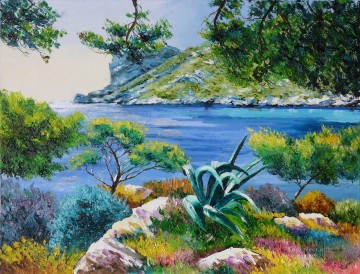 PLS52 印象派の風景庭園 Oil Paintings